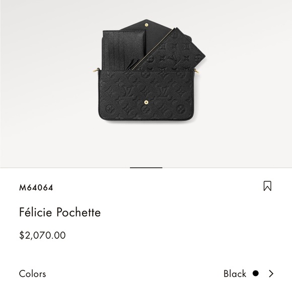 SOLD - Authentic LV Félicie Pochette - Picture 7 of 11